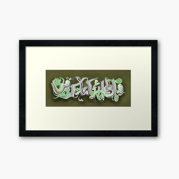 fabi ayyi alai Modern Abstract Painting Framed Art Print