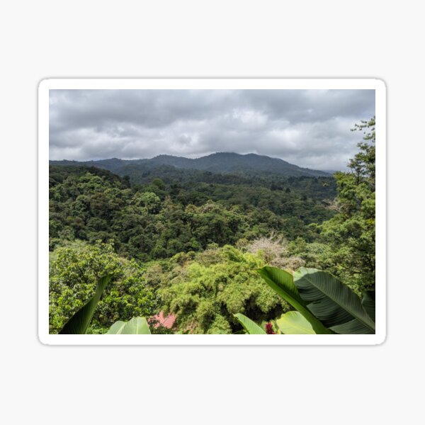 Costa Rican Hillsides Sticker