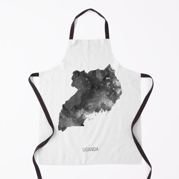 Item preview, Uganda Watercolor Map designed and sold by ArtPrints.