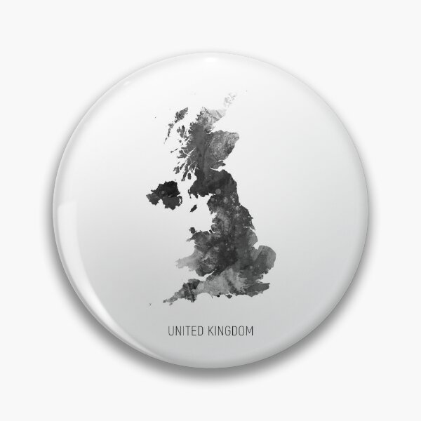 Item preview, United Kingdom Watercolor Map designed and sold by ArtPrints.