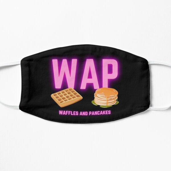 Wap Waffles And Pancakes Mask By Fusedtees Redbubble