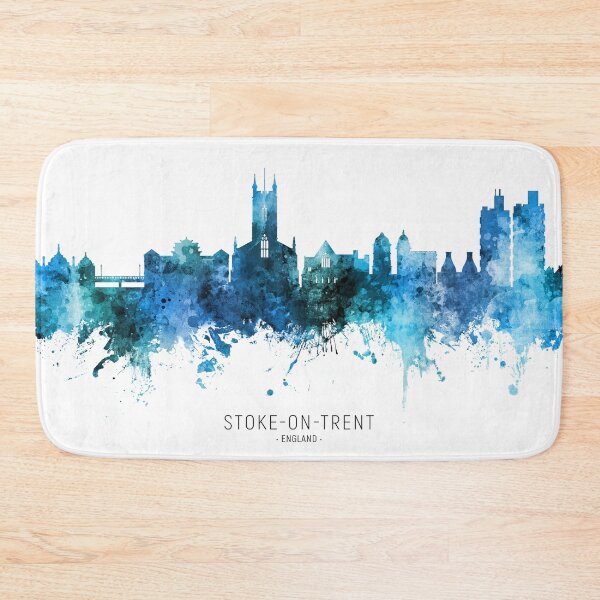 Item preview, Stoke-on-Trent England Skyline designed and sold by ArtPrints.