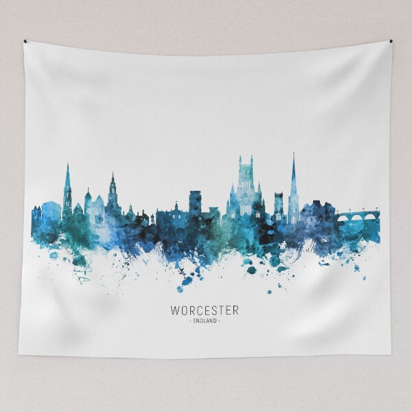 Item preview, Worcester England Skyline designed and sold by ArtPrints.