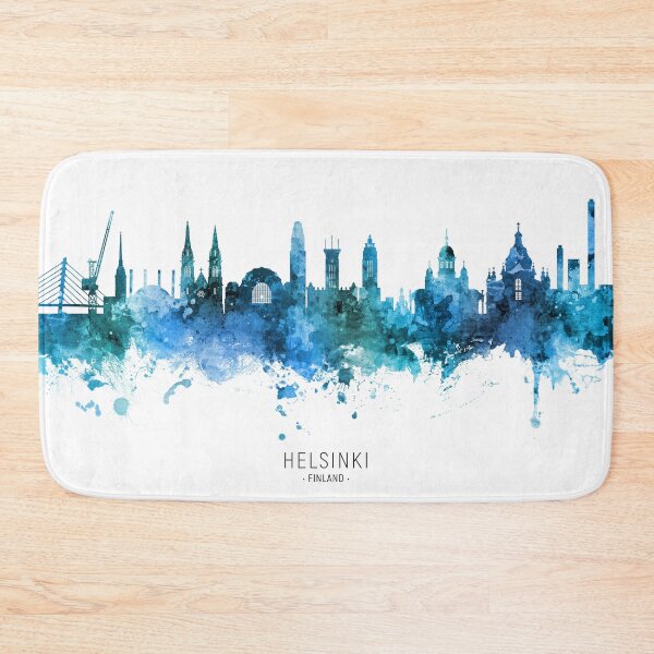 Item preview, Helsinki Finland Skyline designed and sold by ArtPrints.