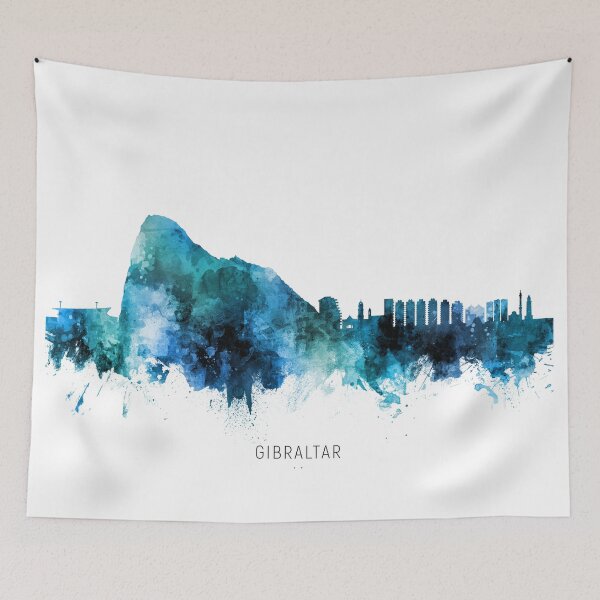 Artikelvorschau, Gibraltar Skyline entworfen und verkauft von ArtPrints.