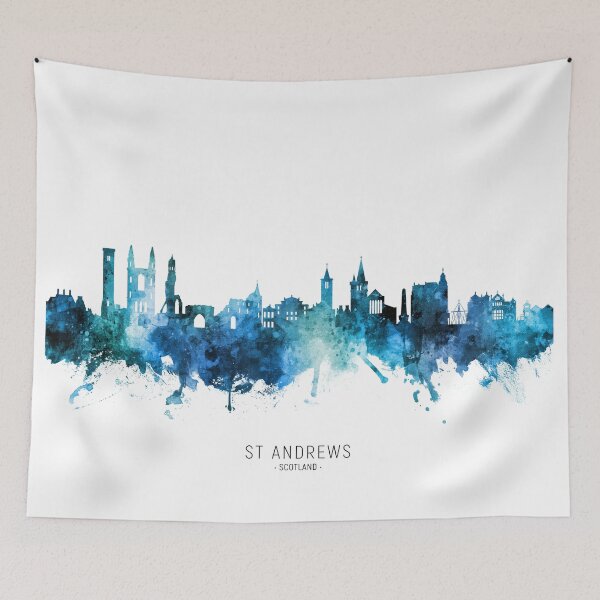 Item preview, St Andrews Scotland Skyline designed and sold by ArtPrints.