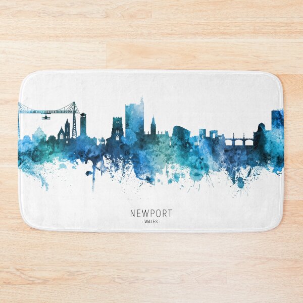 Item preview, Newport Wales Skyline designed and sold by ArtPrints.