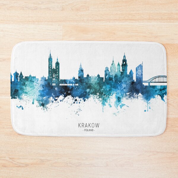 Item preview, Krakow Poland Skyline designed and sold by ArtPrints.