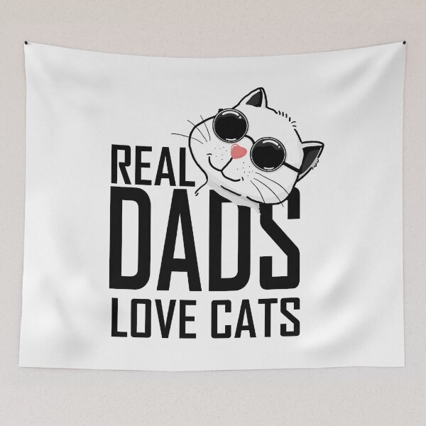Item preview, Real Dads Love Cats designed and sold by Scassi.