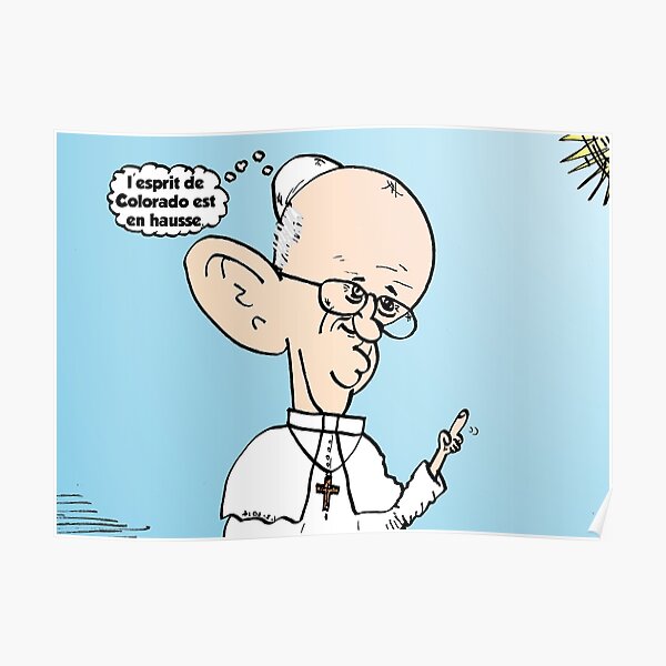 Colorado le THC et le Pape François comique Poster