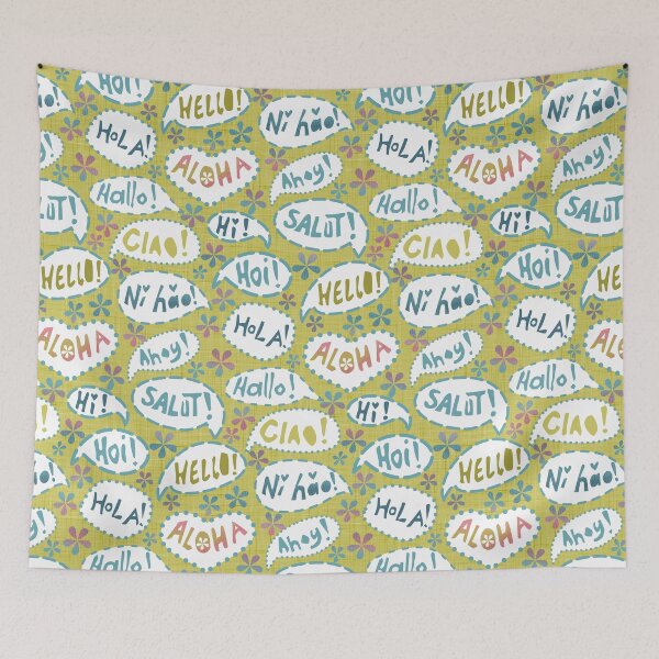 Item preview, say hello  designed and sold by illaberekdesign.