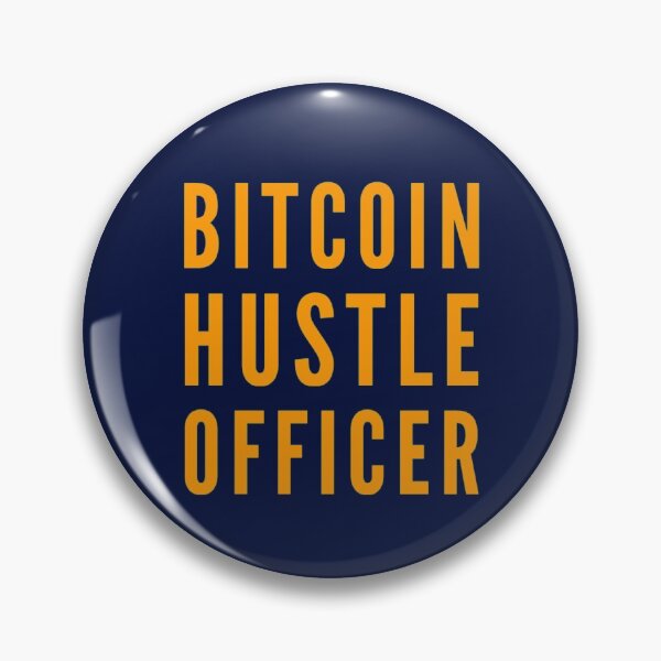 Item preview, Bitcoin Hustle Officer designed and sold by Bouzdesigns.