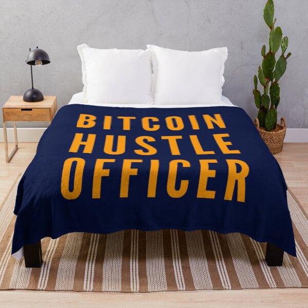 Item preview, Bitcoin Hustle Officer designed and sold by Bouzdesigns.