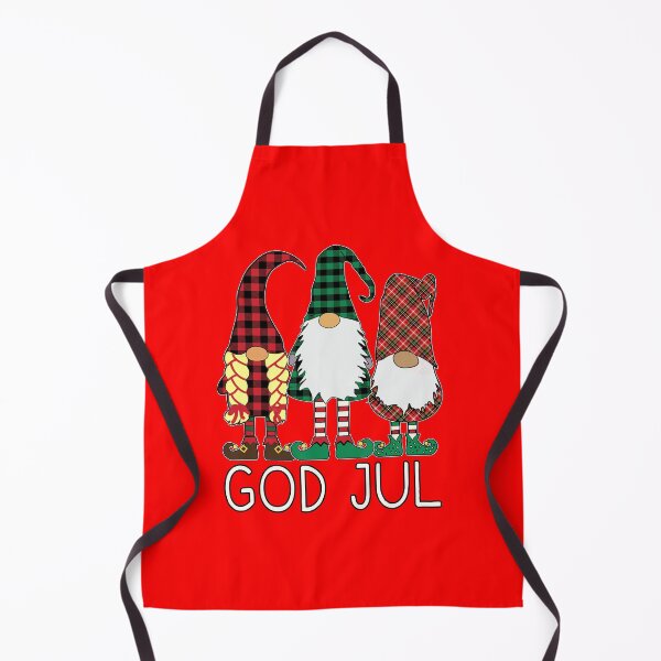 Item preview, 3 Nordic Gnomes God Jul Winter Christmas Swedish Tomte Cute Elves designed and sold by funnytshirtemp.
