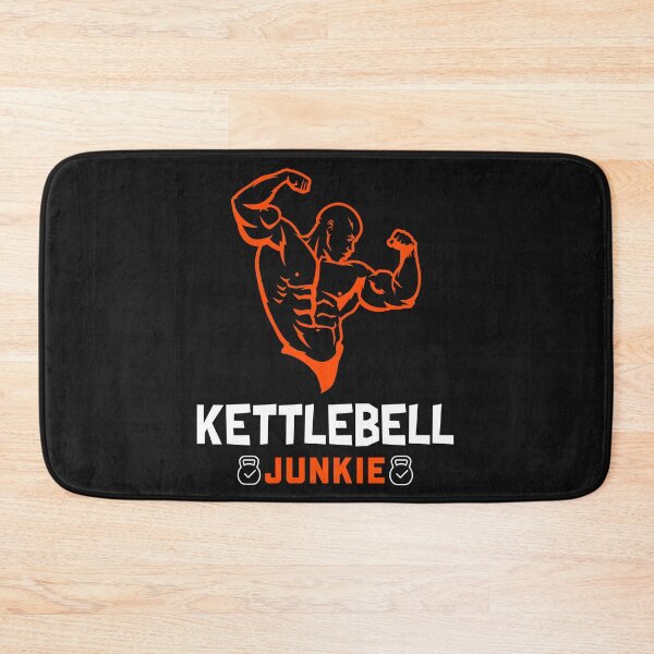 Item preview, Kettlebell Junkie Gym Workout Merch designed and sold by SanZal.