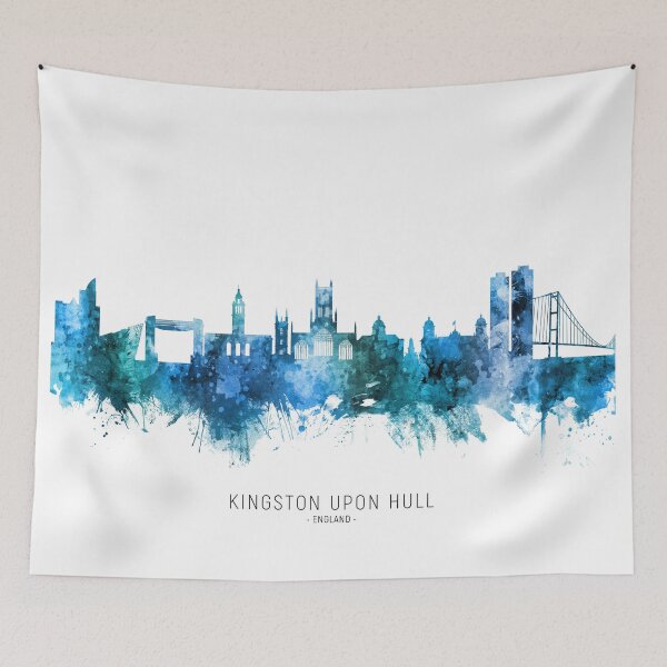 Item preview, Kingston upon Hull England Skyline designed and sold by ArtPrints.