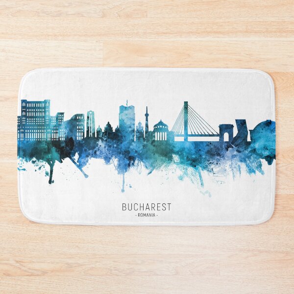Item preview, Bucharest Romania Skyline designed and sold by ArtPrints.