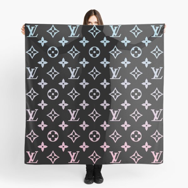 Copy of Louis V - Logo gradient 2 black Scarf