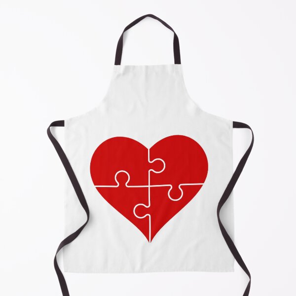 Item preview, Red heart puzzle shape. Healthy heart, medical concept. Valentine's day card. designed and sold by TashaVector.