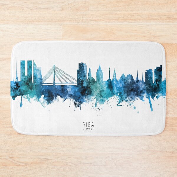 Item preview, Riga Latvia Skyline designed and sold by ArtPrints.