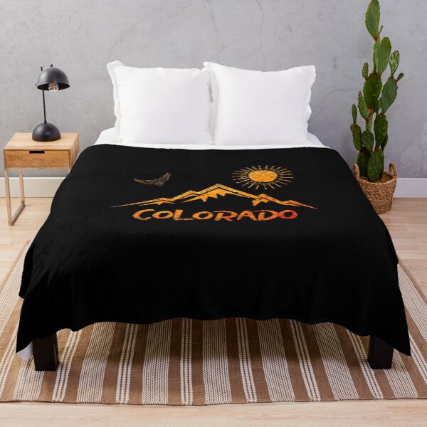 Item preview, Mountains Sun Eagle In COLORADO, gradient, orange, yellow, red, destroyed, text designed and sold by NiceSign.