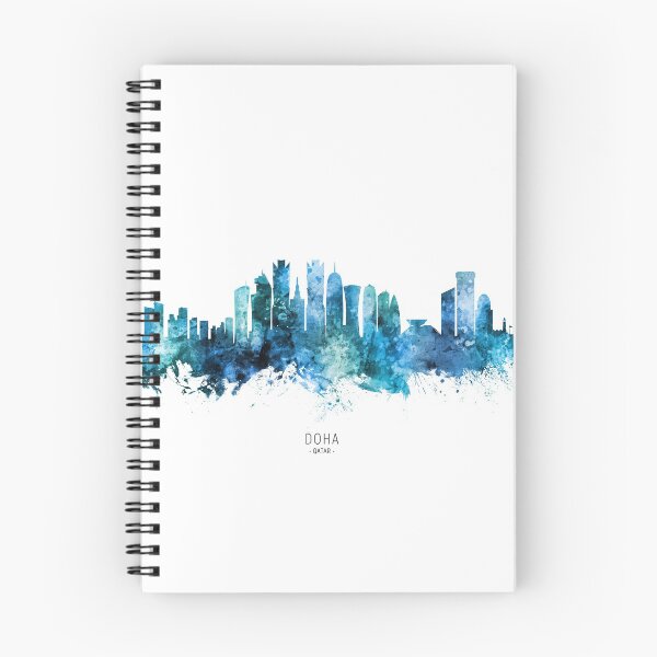 Artikelvorschau, Doha Qatar Skyline entworfen und verkauft von ArtPrints.