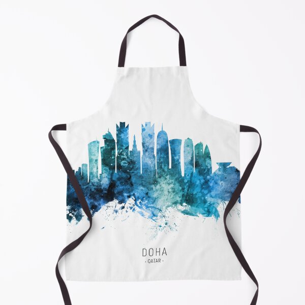 Item preview, Doha Qatar Skyline designed and sold by ArtPrints.