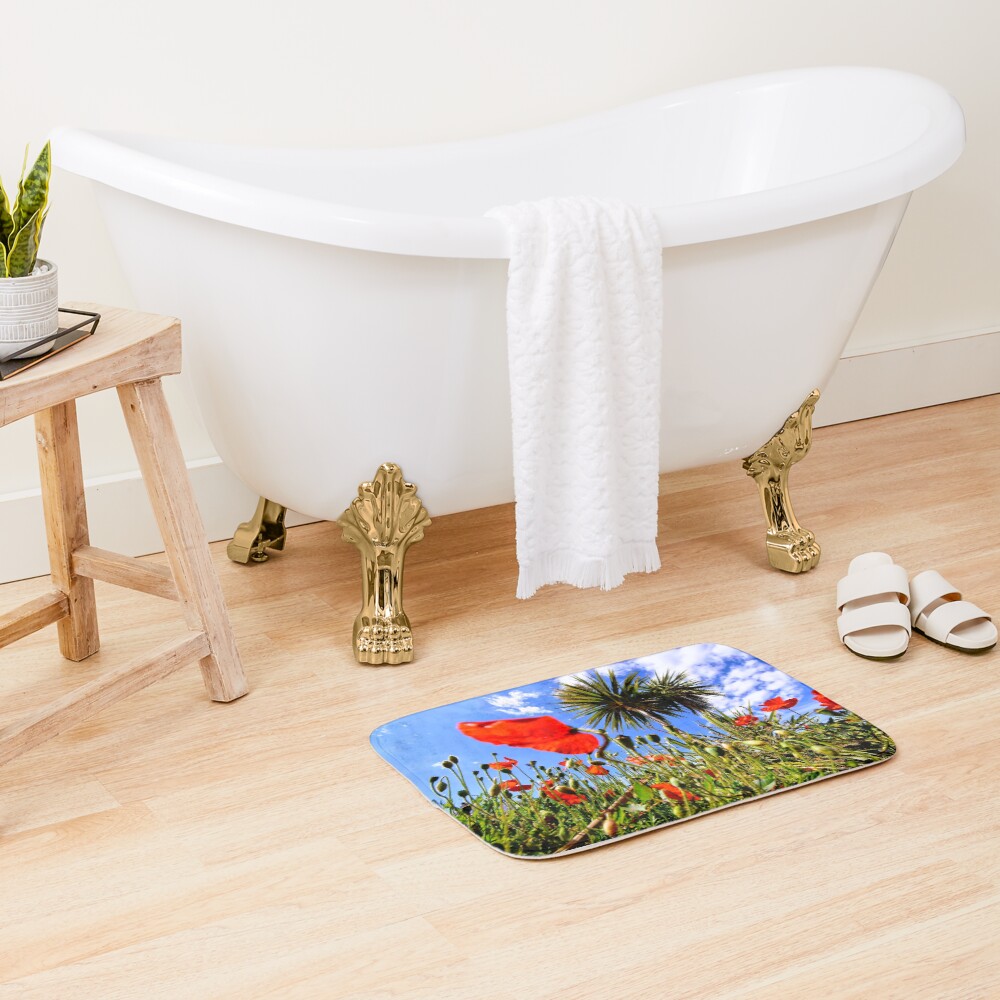 Vista previa del artículo con la obra «Alfombra de baño», diseñado y vendido por PhotoCDesign.