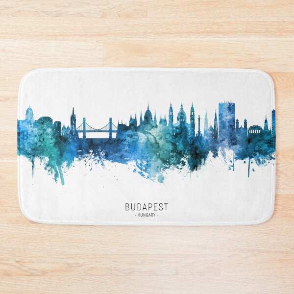 Item preview, Budapest Hungary Skyline designed and sold by ArtPrints.