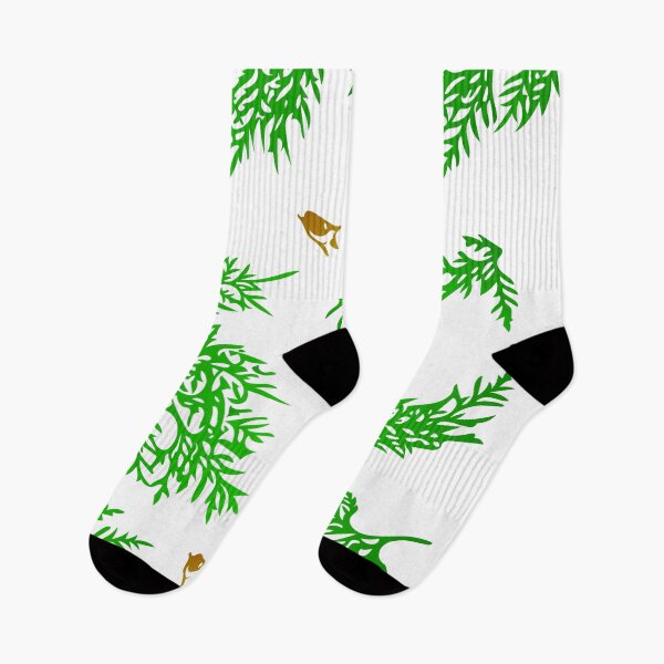 Item preview, Coniferous Cedar Leaf Pattern (on white) designed and sold by Davey's Designs.
