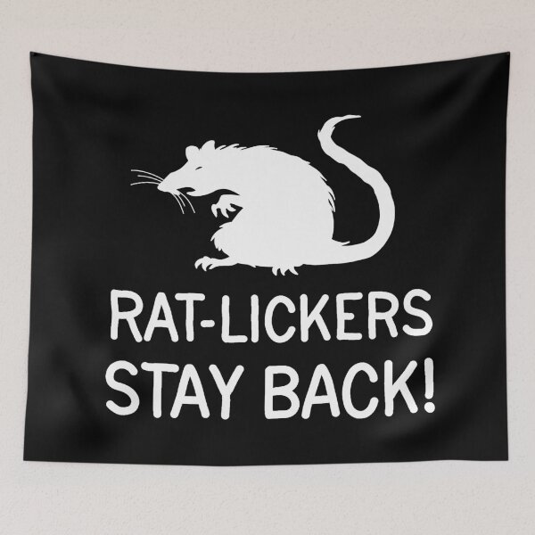 Item preview, Rat-lickers stay back designed and sold by ValentinaHramov.