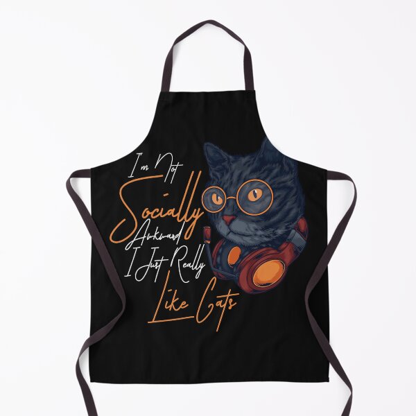 Item preview, I'm Not Socially Awkward; I Just Really Like Cats designed and sold by Scassi.