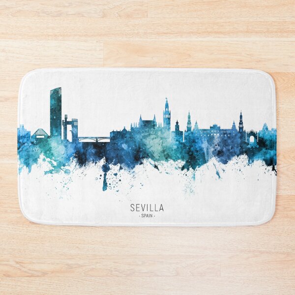 Item preview, Sevilla Spain Skyline designed and sold by ArtPrints.