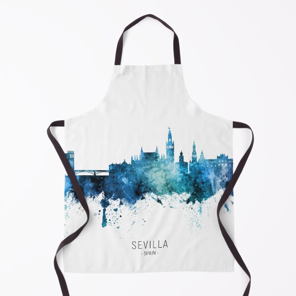 Item preview, Sevilla Spain Skyline designed and sold by ArtPrints.