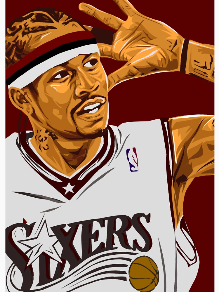 Illustration Allen Iverson Wallpaper | Essential T-Shirt