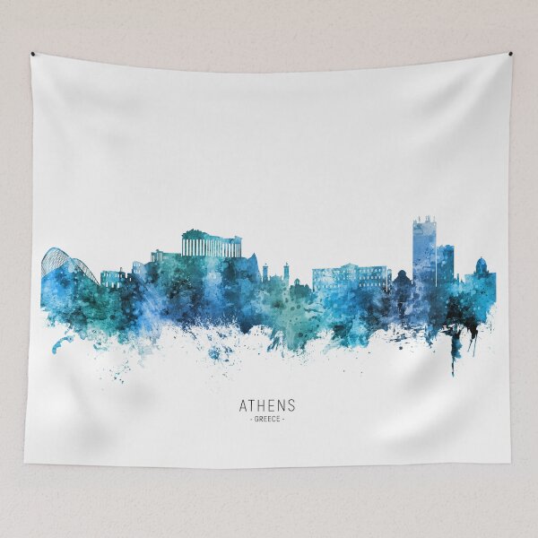 Item preview, Athens Greece Skyline designed and sold by ArtPrints.