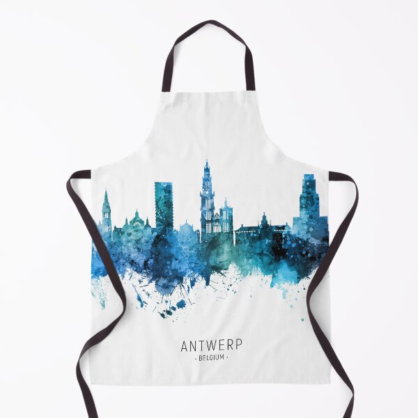 Item preview, Antwerp Belgium Skyline designed and sold by ArtPrints.