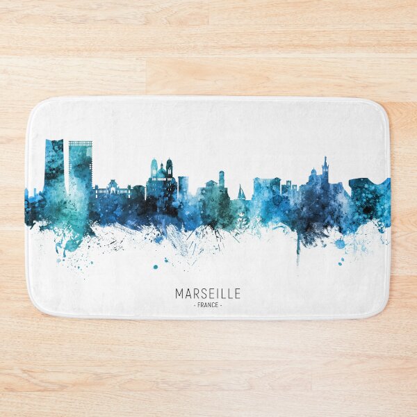 Item preview, Marseille France Skyline designed and sold by ArtPrints.