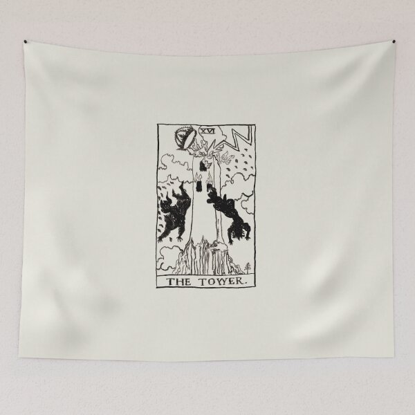 Item preview, The Tower (black & white) designed and sold by aymzie94.