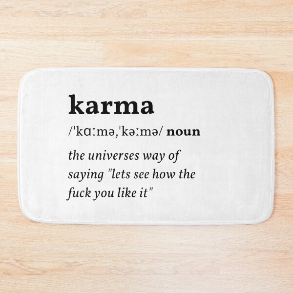 Item preview, Karma Funny Definition designed and sold by ricknosis.