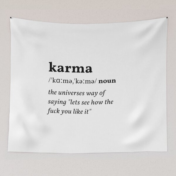 Item preview, Karma Funny Definition designed and sold by ricknosis.