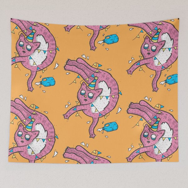 Item preview, Hangover Cat designed and sold by hannahvdc.