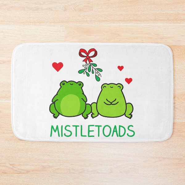 Item preview, Mistletoads, mistletoe Christmas toads, frogs designed and sold by IceCreamCat.