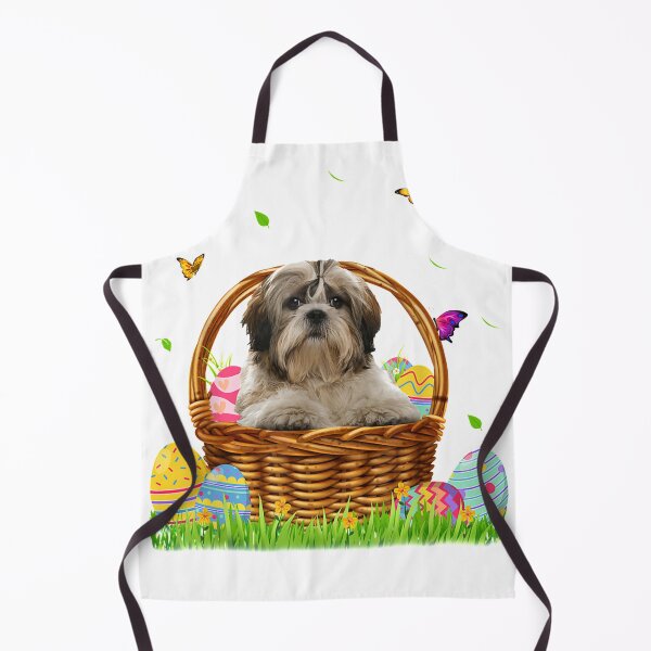 Item preview, Dog Lover s Cute Shih Tzu Bunny Eggs Easter  designed and sold by TaunoMeri.