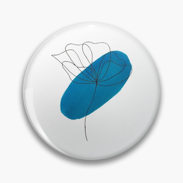 Item preview, Watercolour Light Blue Flower 1 designed and sold by KyjdArts.