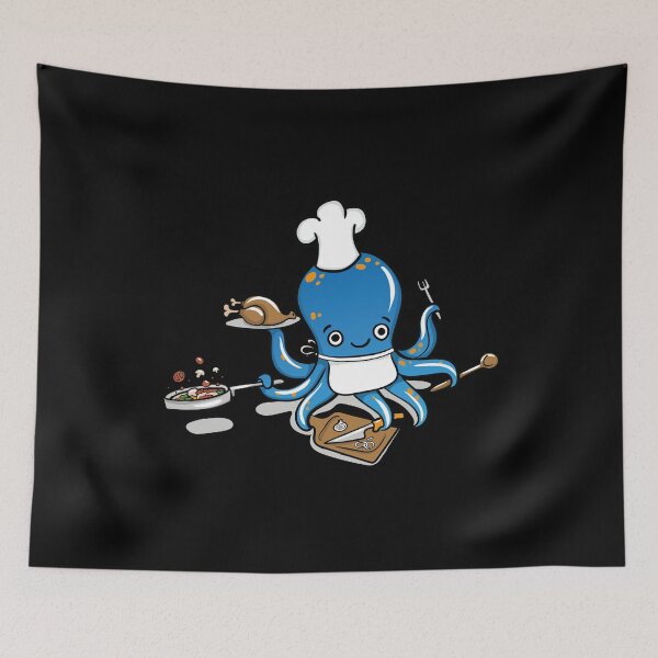 Item preview, Chef Octopus designed and sold by Whynot123.