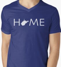 WEST VIRGINIA HOME Men's V-Neck T-Shirt