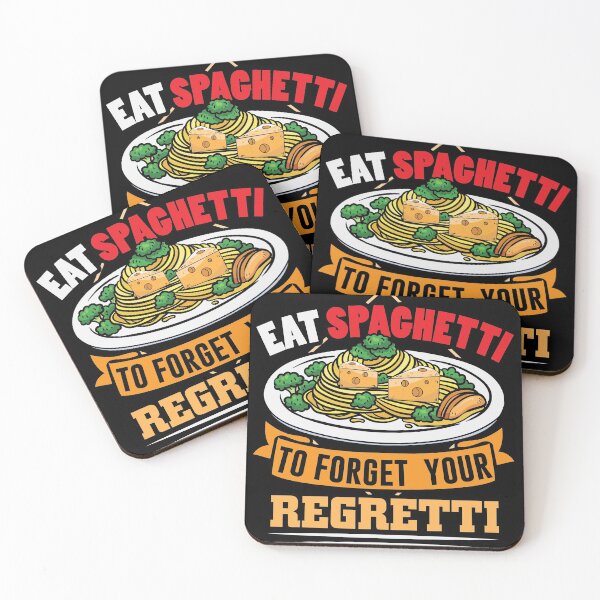 Item preview, Eat Spaghetti to forget your regretti designed and sold by Grinover.