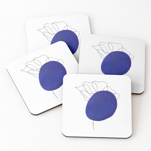 Item preview, Watercolour Dark Blue Flower 1 designed and sold by KyjdArts.
