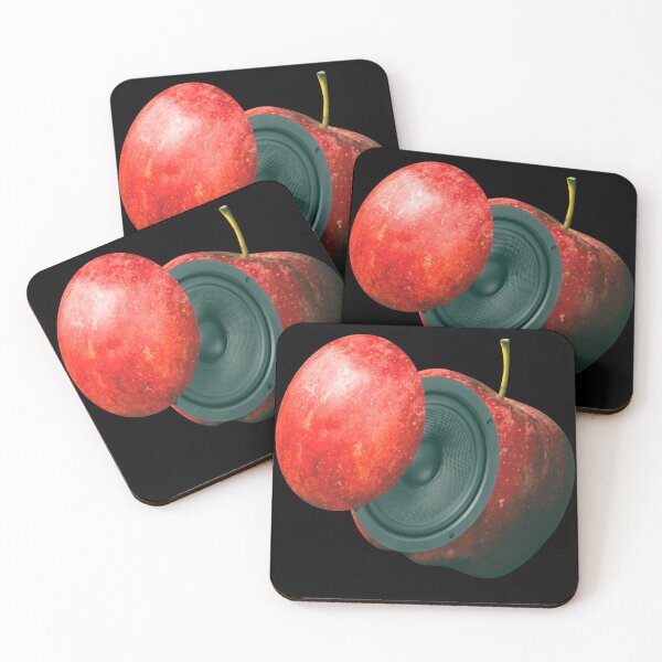 Item preview, red apple speaker designed and sold by Apoorv Choudhary.